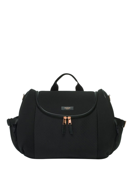 Storksak Poppy Luxe Changing Bag, Black, Black