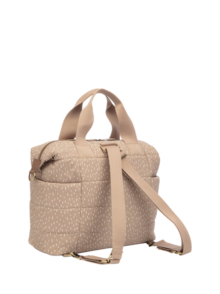 Storksak Cotton Tote Changing Bag, Seashell - view 2, Seashell