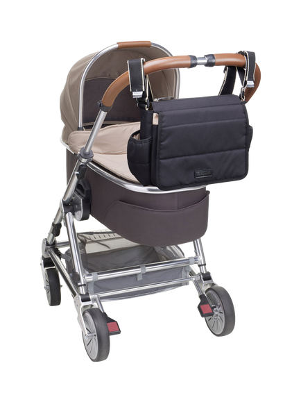 Babymel Stroller Bag Eco, Black - view 2, Black