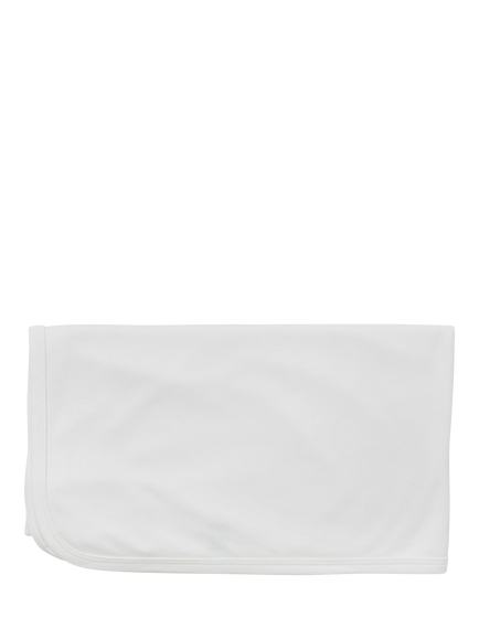 MORI Baby Bamboo Blend Blanket, White, White