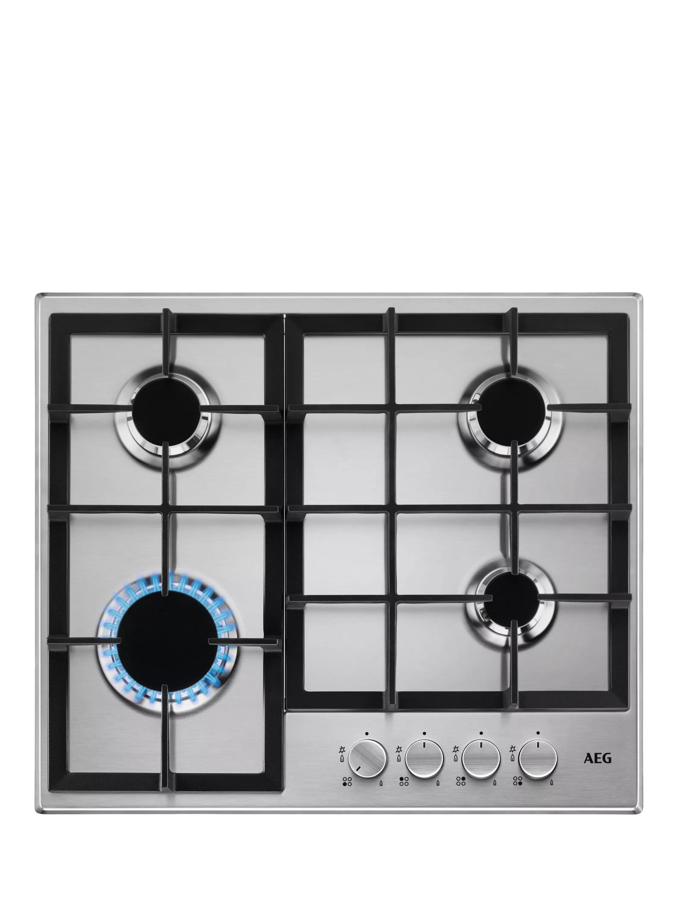 AEG OUTLET HGE64200SM 60cm Gas Hob, Like New