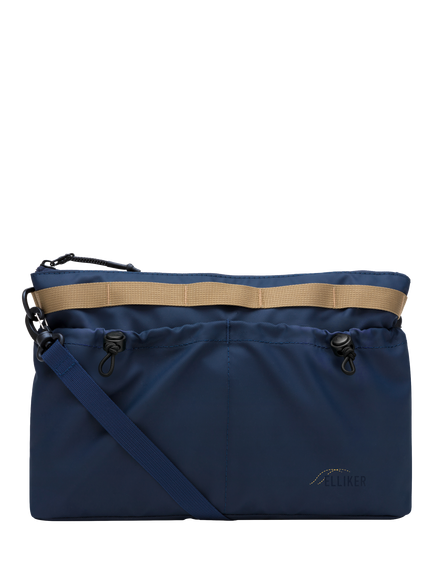 ELLIKER Selside Cross Body Sacoche Bag, 3L, Navy