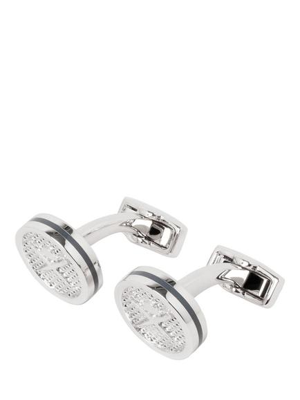 Hackett London Round Logo Cufflinks, Grey