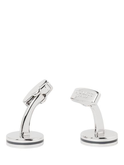 Hackett London Round Logo Cufflinks - view 2, Grey