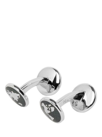 Hackett London Globe Cufflinks, Airforce Blue, Airforce Blue