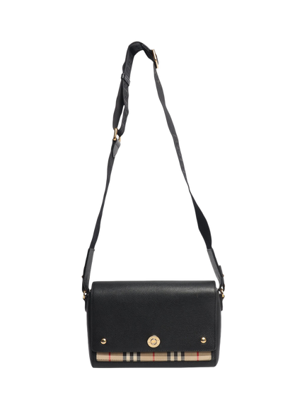 Pre-loved Burberry Note Bag, Black - view 2, Black