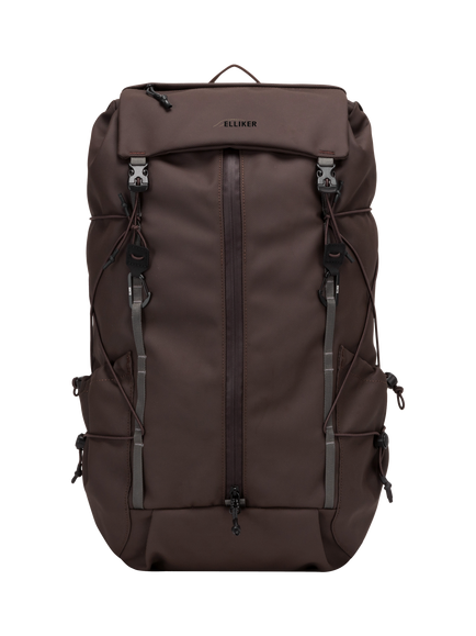 ELLIKER Cautley Flap Over Backpack, Darkbrown