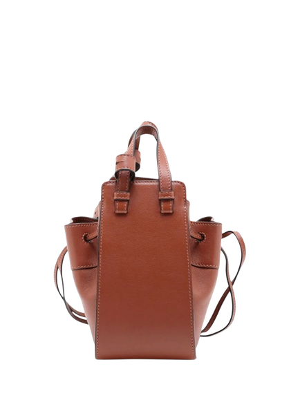 Pre-loved LOEWE Hammock Mini Leather 2-Way Bag, Brown - view 2, Brown