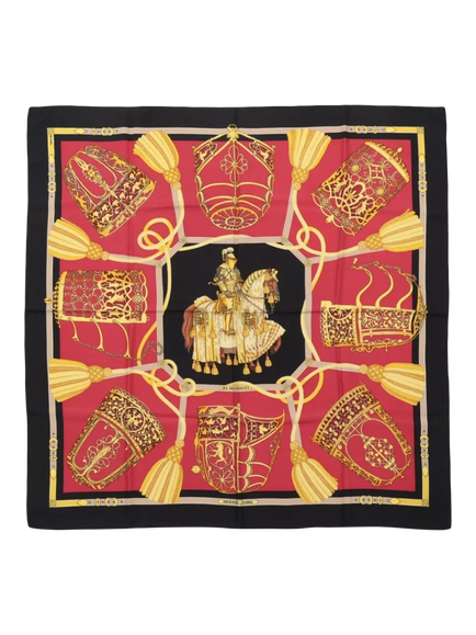 Pre-loved Hermès Carré 90 Les Muserolles Silk Scarf, Multi, Multi