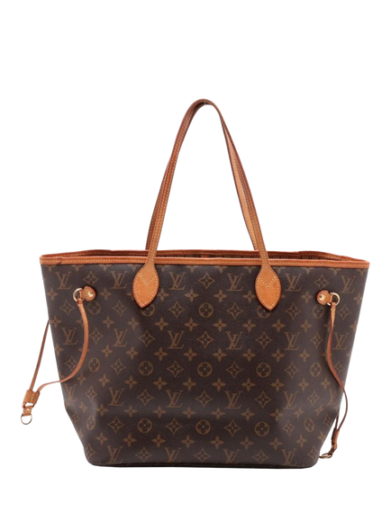 Pre-loved Louis Vuitton 2008 Monogram Neverfull MM Tote Bag, Brown - view 2, Brown