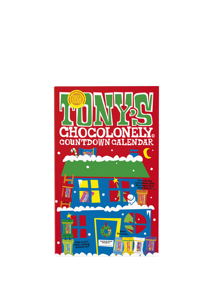 Tony's Chocolonely Christmas Countdown Calendar, 225g, Multi Multi