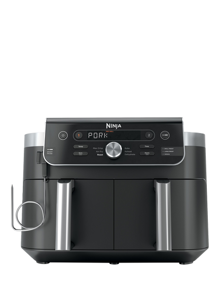 Ninja DualZone XL DZ950UK Air Fryer, 9.5L, Black, Black
