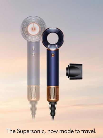 Dyson Supersonic Travel Hair Dryer, Prussian Blue - view 2, Prussian Blue