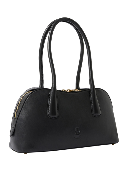 OSPREY LONDON Valentina Shoulder Bag, Black - view 2, Black