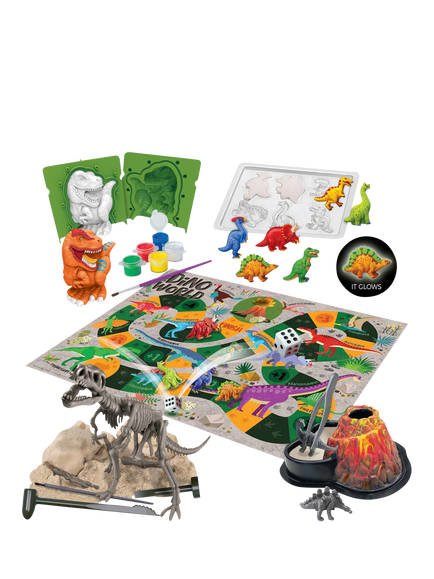 4M Steam Powered Kids Dinosaur World Activity Kit - view 2, Multicoloured