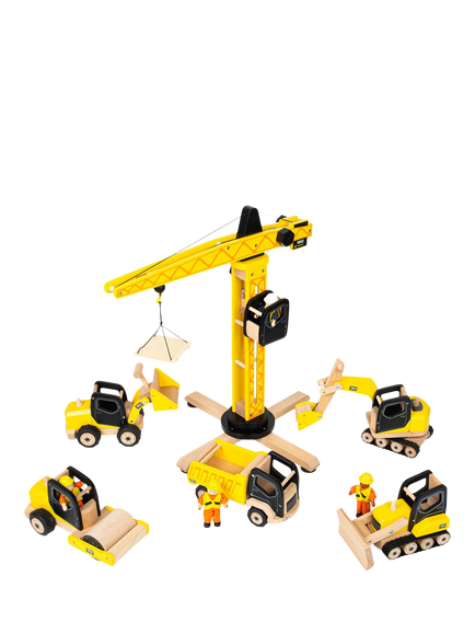 Tidlo Wooden Construction Toy Bundle - view 2, Yellow