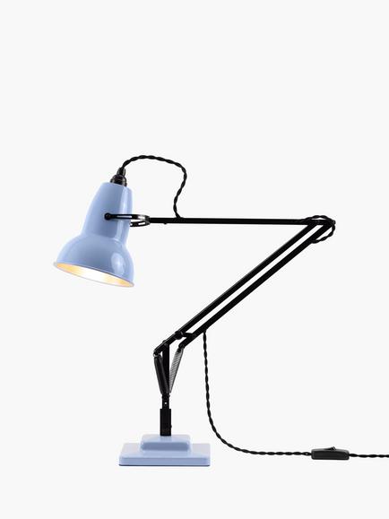 Anglepoise Original 1227 Desk Lamp, Opal Blue/Black - view 2, Opal Blue & Black