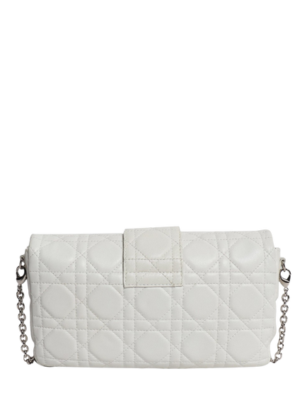 Pre-loved Dior 2010 Miss Dior Crossbody Bag, White - view 2, White
