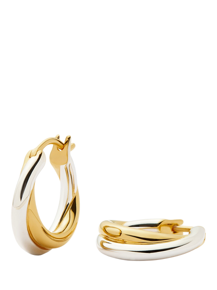 Missoma x Lucy Williams Entwine Small Hoop Earrings, Multi, Multi