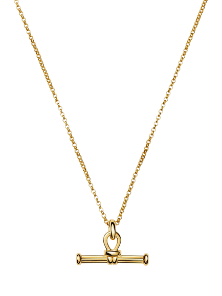 Missoma T-Bar Necklace, Gold, Gold