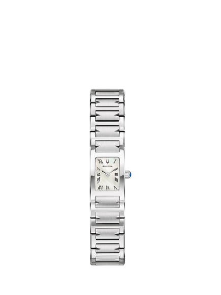 Bulova 96L360 Women's Marc Anthony Harmony Bracelet Strap Watch, Silver, Silver Tone