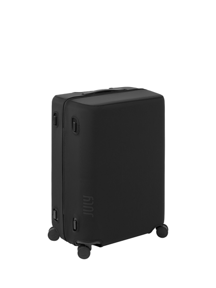 July Checked & Checked Expandable Suitcases Stretch Cover, Black, Black