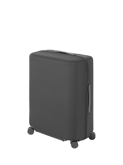 July Checked & Checked Expandable Suitcases Stretch Cover, Black - view 2, Black