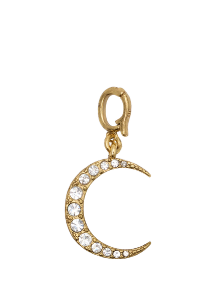 Rixo Samie 18ct Gold Plated Crescent Charm, Gold