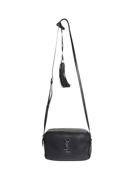 Pre-loved SAINT LAURENT Paris Lou Camera Bag, Black - view 2, Black