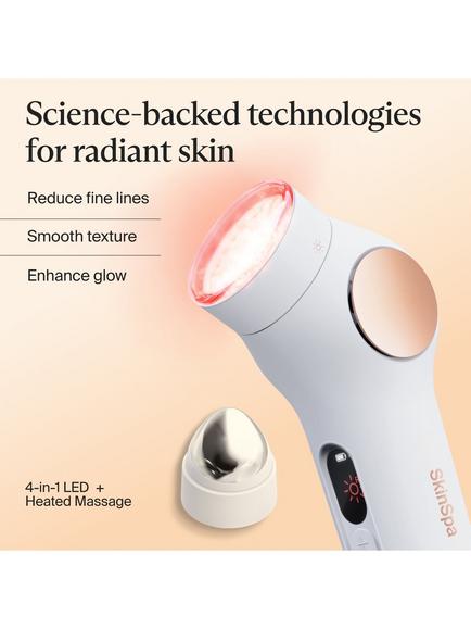 Therabody SkinSpa ThermLED Light Therapy, White - view 2, White