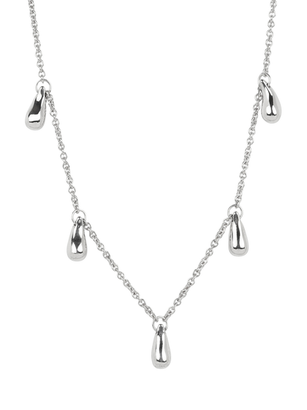 Pre-loved Tiffany & Co. Sterling Silver Elsa Peretti Teardrop Charm Necklace, Silver