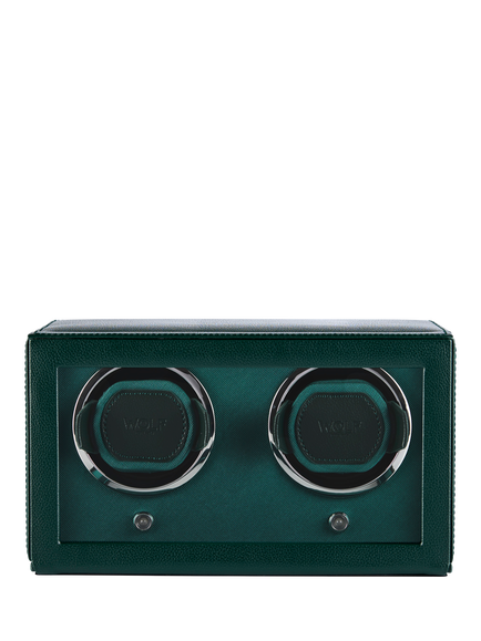 WOLF Cub Double Watch Winder, Green, Green