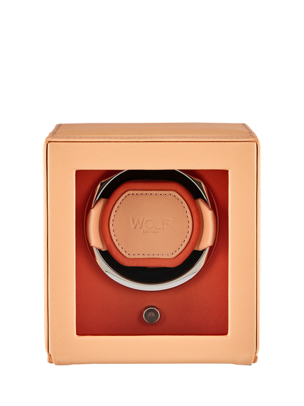 WOLF Cub Seltzer Single Watch Winder, Peach