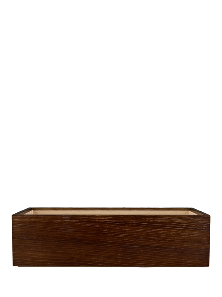 WOLF Vault Luxe Large Tray, Chestnut Brown