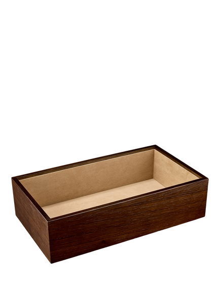 WOLF Vault Luxe Large Tray - view 2, Chestnut Brown