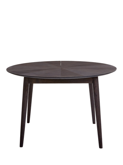 John Lewis OUTLET Iona 4-6 Seater Extending Round Dining Table, Like New, Black, Black