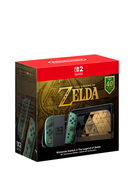 Nintendo Switch 2 256GB Console with Joy-Con 2, The Legend of Zelda 40th Anniversary Edition, Multi, Multi