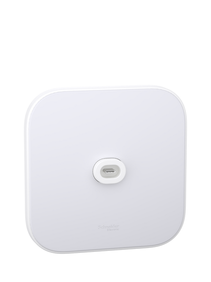 Schneider Electric Power Mount for Apple HomeView, AC Wired, White - view 2, White