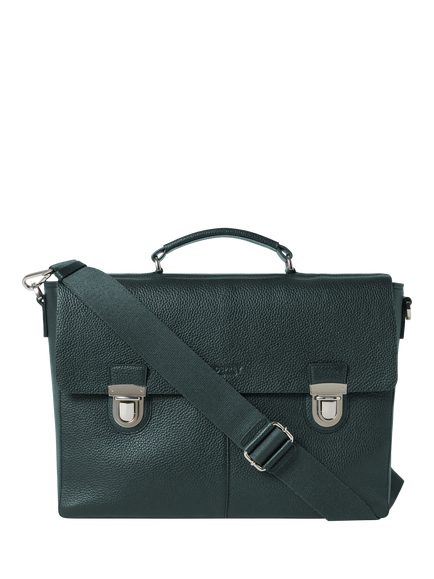OSPREY LONDON The Forest Leather Briefcase, Forest