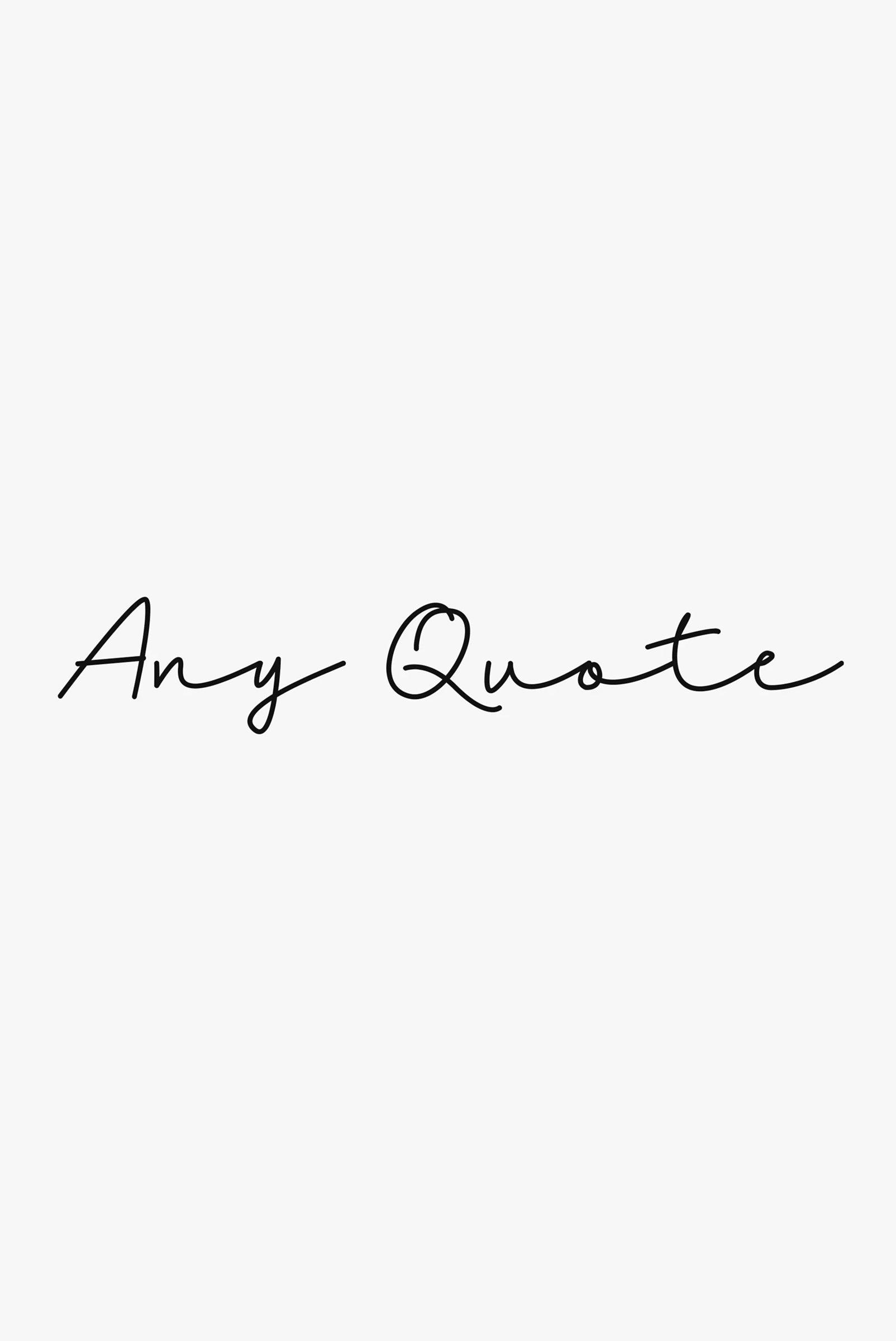John Lewis Personalised Any Quote Wall Sticker, 59 x 80cm, £35