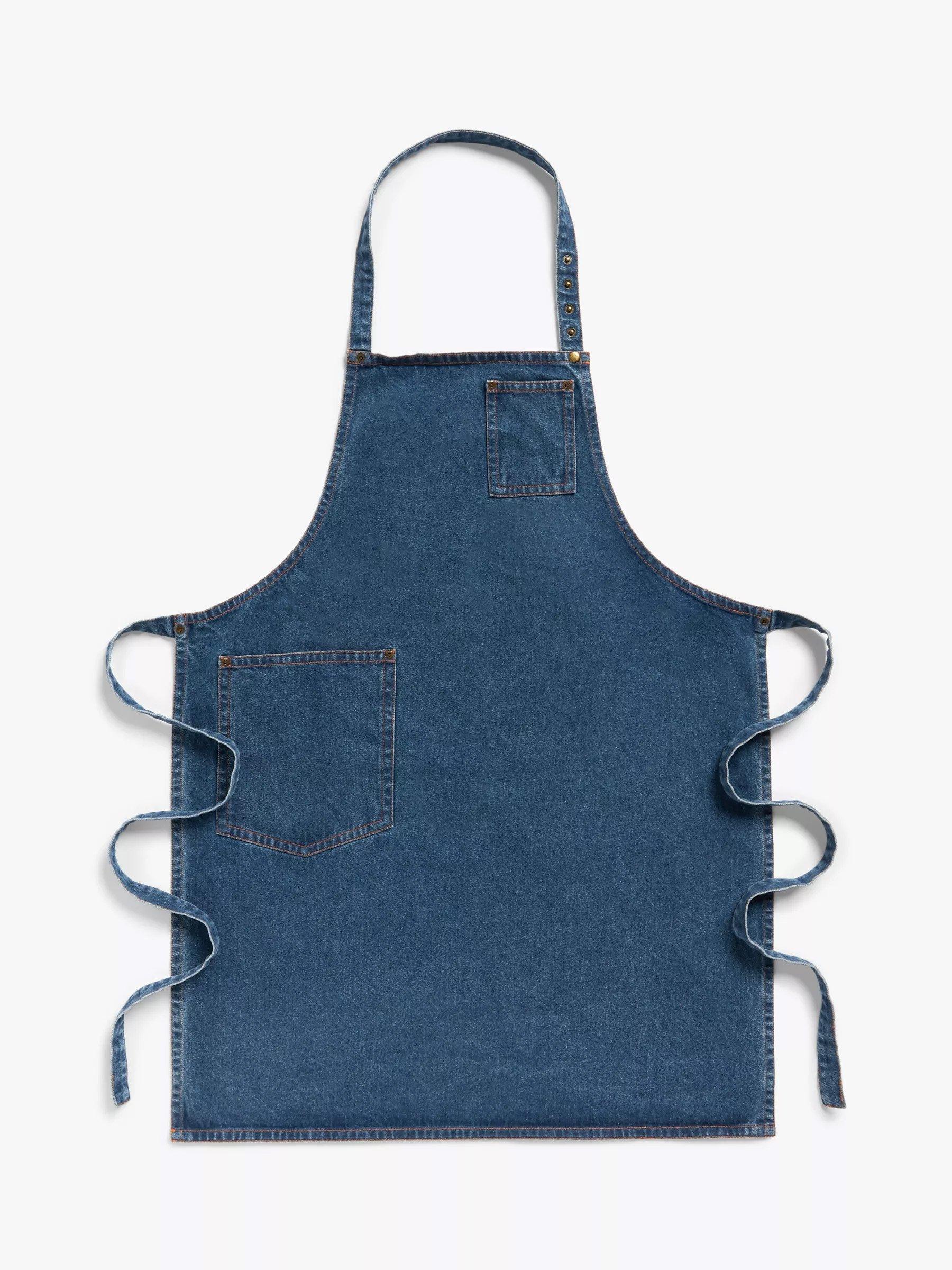 John lewis denim apron
