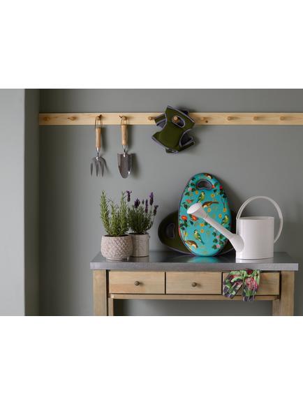 Burgon & Ball Kneelo Flora and Fauna Kneeler - view 2, Blue/Multi