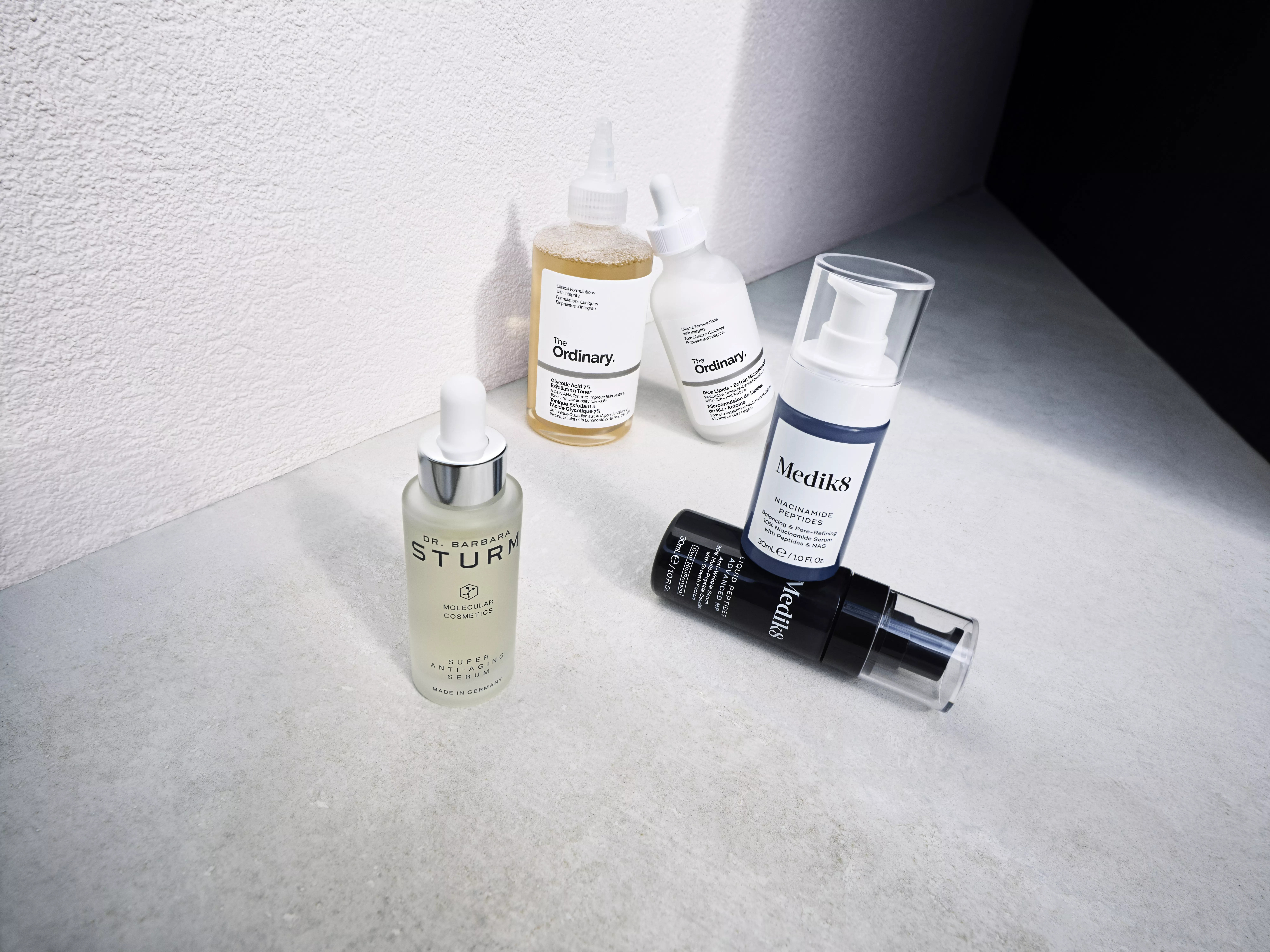 A selection of skincare