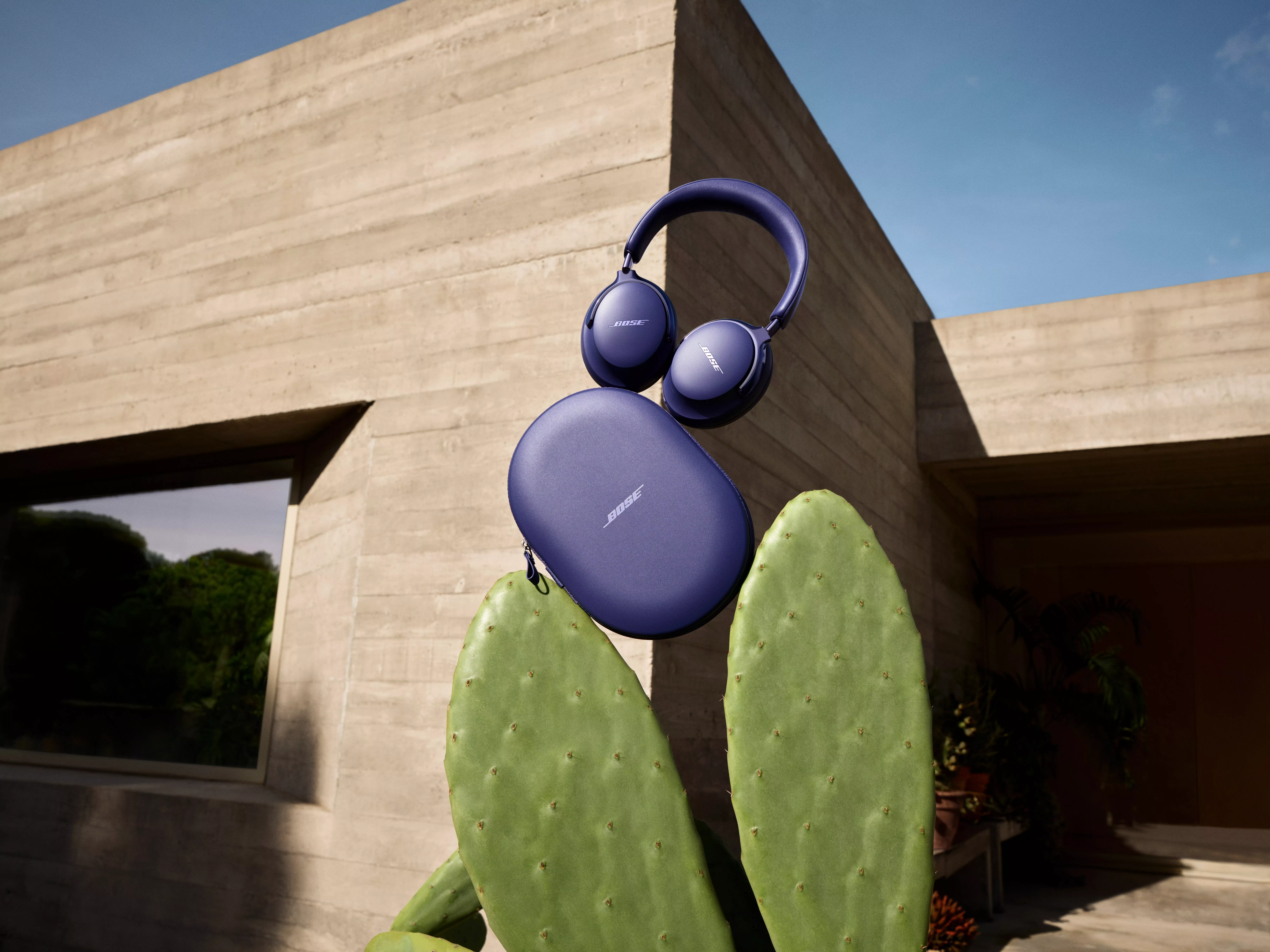 Selection of haircare products on the ledge of swimming pool