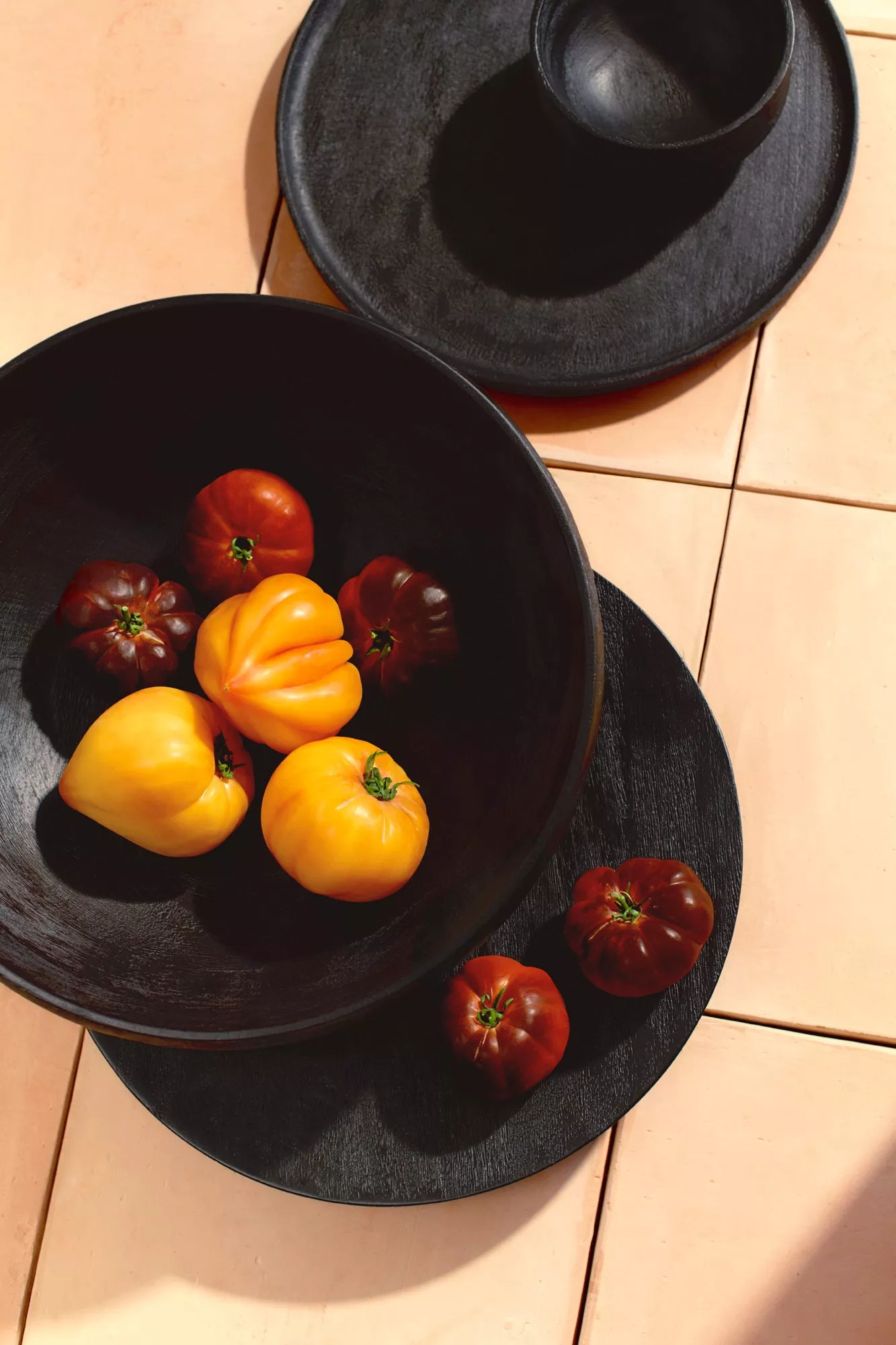 bowl with vegetables in