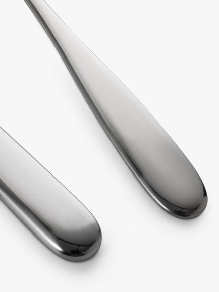 Robert Welch Stanton Bright Stainless Steel Salad Servers, 2 Piece - view 2, Stainless Steel