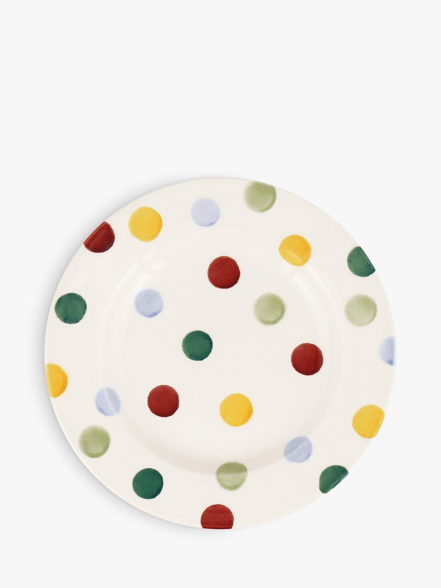 Emma Bridgewater Polka Dot Plate, Multi, Dia.16.5cm