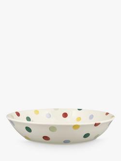 Emma Bridgewater Polka Dot Medium Pasta Bowl, Multi, Dia.23.5cm, Multi