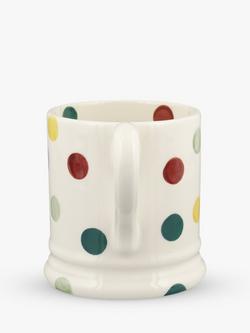 Emma Bridgewater Polka Dot Half Pint Mug, 300ml, Multi - view 2, Multi