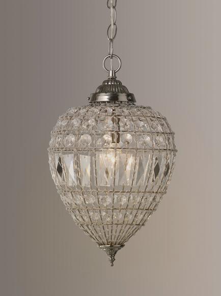 John Lewis Dante Small Ceiling Light, Clear, Clear